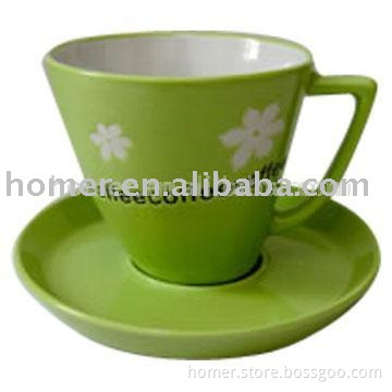 HMT005 160cc ceramic Cup and Saucer